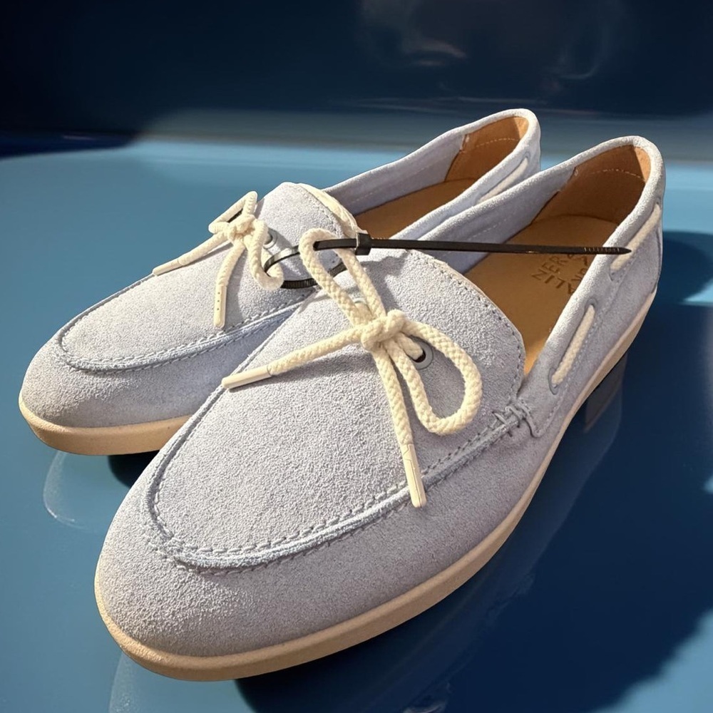NEW Naturalizer Women’s Baby Blue Keelboat Boat Shoes Size 9.5M